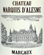 Chateau Marquis d'Alesme Becker - Margaux Rouge 2016