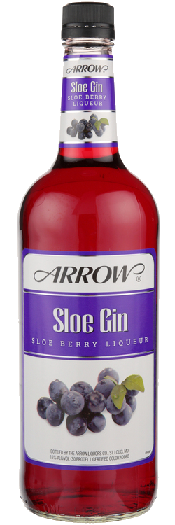 Sloe gin bottle labels