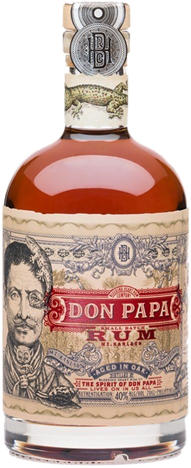 Don Papa small batch rum 80pf 750ml