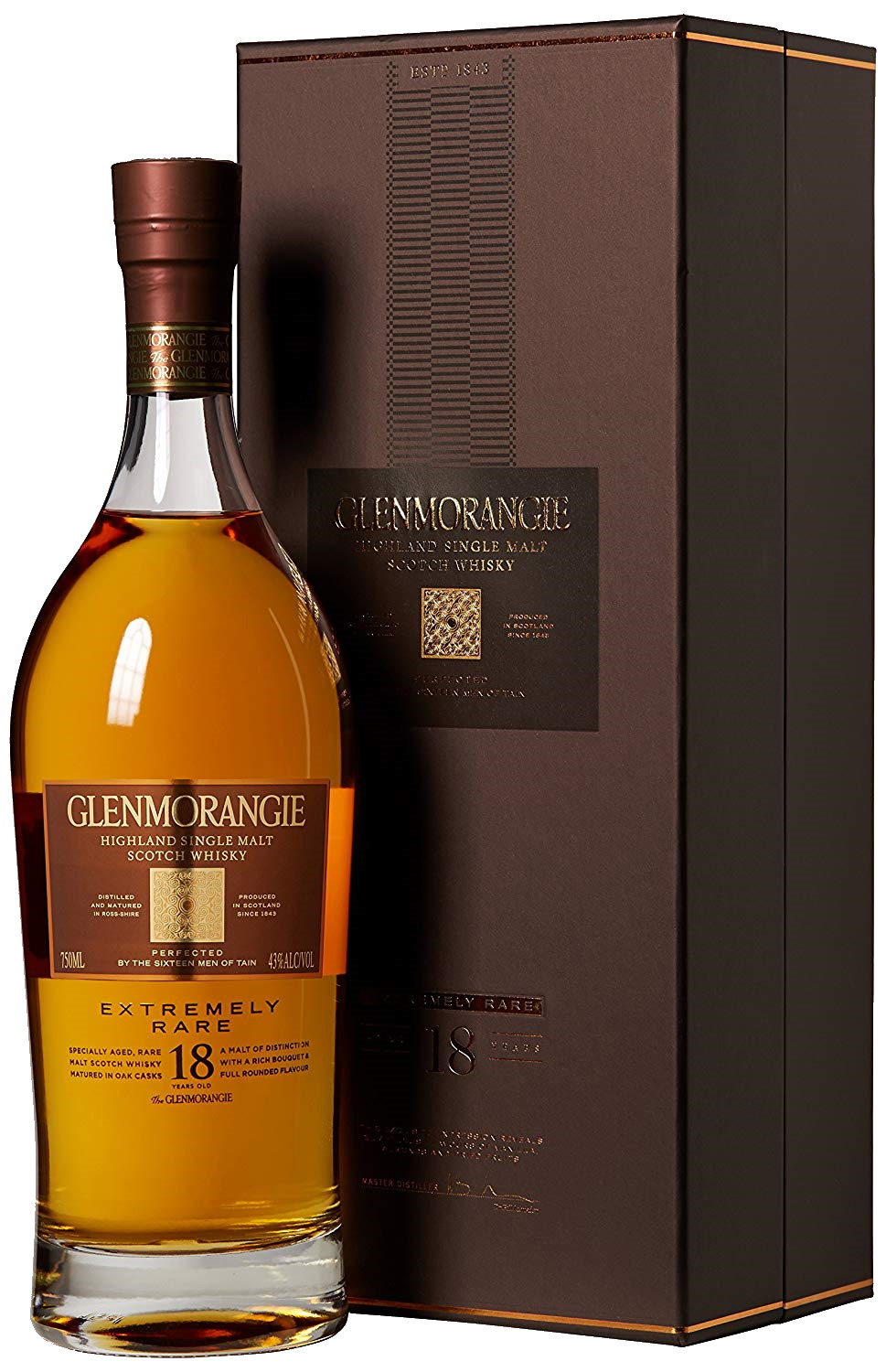 Glenmorangie 18 Year Highland Single Malt Scotch - Bottle Values