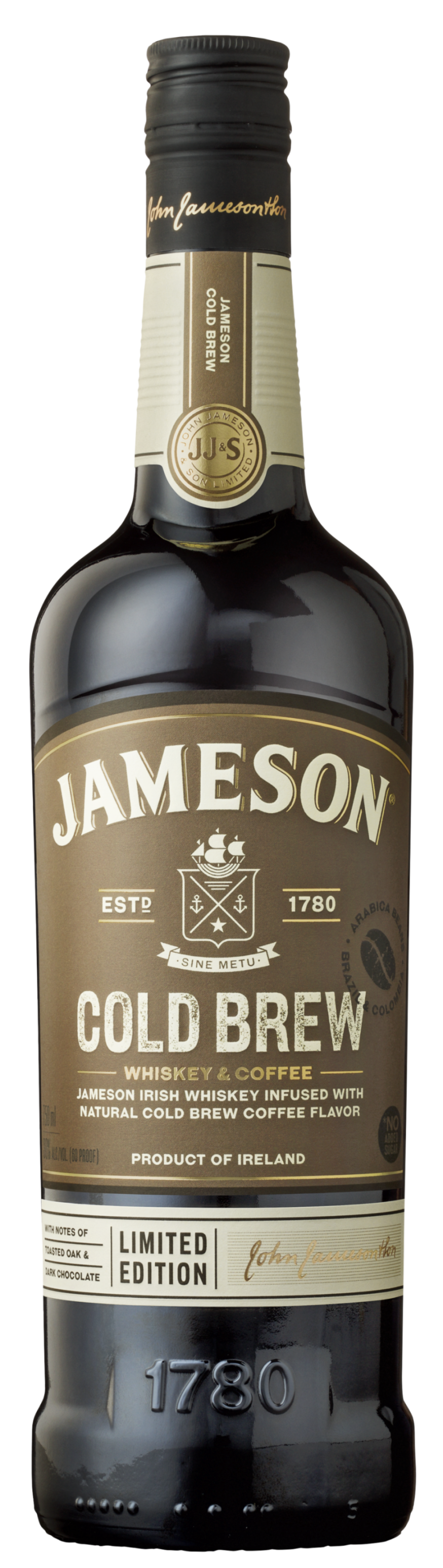 Jameson Whiskey & Coffee, Cold Brew - 750 ml