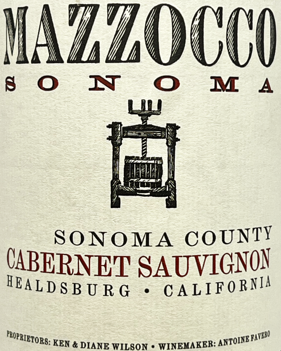 Mazzocco Sonoma Cabernet Sauvignon 2019 Bottle Values