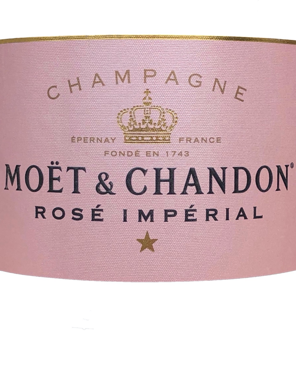pink moet rose champagne