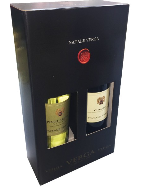 Natale Verga.Natale Verga Pinot Grigio Chianti Gift Set Bottle Values