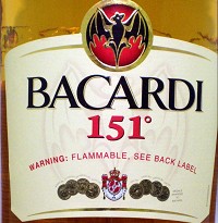 Barcardi 151 : Bacardi 151 Rum Puerto Rico Bottle Values
