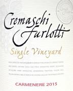 Cremashi Furlotti - Single Vineyard Carmenere 2015