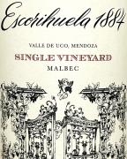 Escorihuela Gascon - 1884 Single Vineyard Valle de Uco Malbec 2019