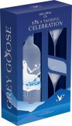Grey Goose - Vodka Gift Set with 2 Martini Glasses 0