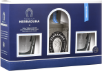 Herradura - Silver Tequila with Two Rocks Glasses 0
