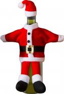Santa Suit Bottle Cover with Hat - Gift Wrap 0