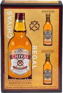 Chivas Regal 12 Year Scotch Gift Set with 2 Chivas 15 Year 50ml