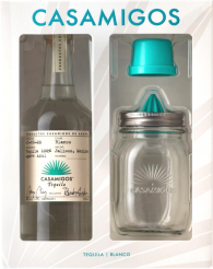 Casamigos Blanco Tequila with Mason Jar