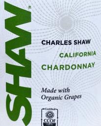 Charles Shaw Organic Chardonnay