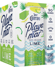 Jose Cuervo Playamar Lime Hard Seltzer 4-Pack Cans 355ml