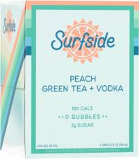 Surfside Peach Green Tea Vodka 4-pack