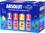 Absolut - Ocean Spray Variety 8-pack 355ml