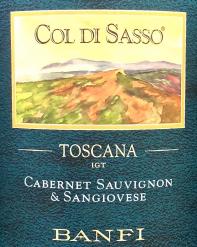 Castello Banfi Col di Sasso Toscana 5 L