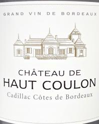 Chateau De Haut Coulon Cadillac Cotes de Bordeaux Rouge 2015