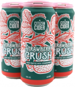 Citizen Cider Strawberry Crush Cider 16 oz 2016