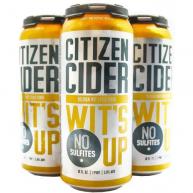 Citizen Cider Wit's Up Dry Ale-Style Cider 16 oz