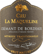 Cru La Maqueline Cremant de Bordeaux Brut Nature