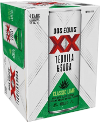 Dos Equis Lime Tequila & Soda 4-Pack 12 oz