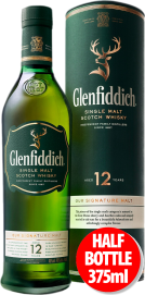 Glenfiddich 12 Year Speyside Single Malt Scotch 375ml