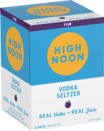 High Noon Plum Vodka Seltzer 4-pack Cans 12 oz