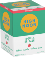 High Noon Strawberry Tequila & Soda 4-pack Cans 12 oz