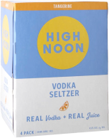 High Noon Tangerine Vodka Seltzer 4-pack Cans 12 oz