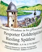 Kreuznacher Weinhaus - Piesporter Goldtropfchen Riesling Spatlese