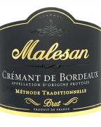 Malesan - Brut Cremant de Bordeaux Methode Traditionnelle 0
