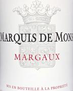 Marquis de Mons - Margaux Rouge 2016
