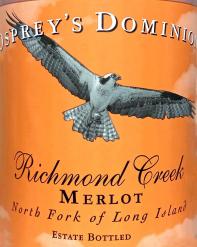 Osprey's Dominion Richmond Creek Merlot
