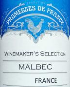 Promesses de France - Winemaker's Selection Malbec 0