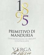 Verga La Storia - 1895 Primitivo di Manduria