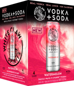 White Claw - Watermelon Vodka Soda 4-pack Cans 12 oz